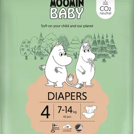 Delipap Moomin Baby Windel Gr.4 (7-14kg) | 42.0 Stück,