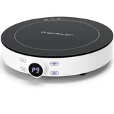 Aigostar Induktionskochplatte, einzel induktionskochfeld, kochfeld tragbar Glaskeramik mit Digitalanzeige Herdplatte Induktions kochplatte, Sensor Touch Button Steuerung, Timer, 2000Watt