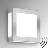CMD Außenwandleuchte Edelstahl 42/LED/BM mit Bewegungsmelder IP44 grau