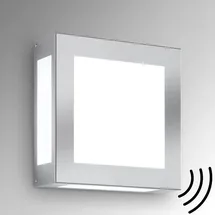CMD Außenwandleuchte Edelstahl 42/LED/BM mit Bewegungsmelder IP44 grau