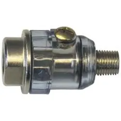 Kleinöler Dauer Luftstrom, Polycarbonat (PC), max. PN 10 bar, AG/IG-G 1/4"