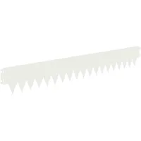 vidaXL Raseneinfassung 103 x 15 cm 50 Stück Weiß