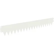 vidaXL Raseneinfassung 103 x 15 cm 50 Stück Weiß