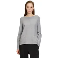 Betty Barclay Strickpullover mit Strickdetails Grey Melange,38 | 38