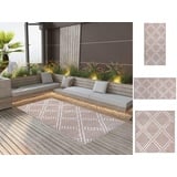 vidaXL 310434 Outdoor-Teppich 160 x 230 cm braun