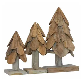 vidaXL Weihnachtsbaum mit Ständer 3 pcs Braun