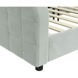 vidaXL Tagesbett 90 x 190 cm Hellgrau