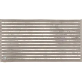 Musterring Needlestripe Handtuch 50 x 100 cm grau