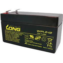 Bleiakku 12V 1,2Ah kompatibel Solarenergie Solarpanel AGM VdS