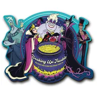 Trefl 20196 Disney Villains Konturpuzzle Holz, Mehrfarbig