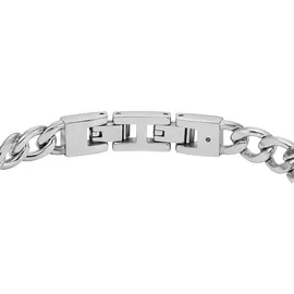 Fossil Armband Textured Plaque Bracelet Silver