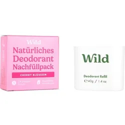 Wild Koerperpflege Deodorant-RefillDeostick Cherry Blossom Nachfüllung 40 g (148,75 € / 1 kg)