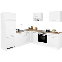 Held MÖBEL Winkelküche »Visby«, ohne E-Geräte, Winkel 240 x 240cm für Kühlschrank u. Geschirrspüler weiß