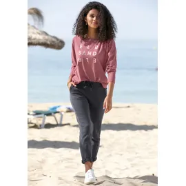 ELBSAND Longsleeve mauve meliert M