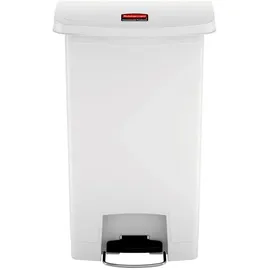 Rubbermaid Slim Jim Kunststoff Pedal vorne 50 l white