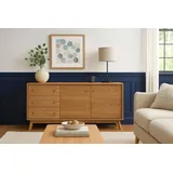 WoodMan Sideboard WOODMAN "Bjórgvin", braun (eiche, eichefarben), B:150cm H:75cm T:40cm, Sideboards, Sideboard, Kommode, Breite 150 cm, im skandinavischen Design, FSC