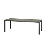 Siena Garden Silva Gartentisch 220 x 100 x 74 cm anthrazit/grau