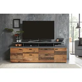 Home Affaire Mood TV-Lowboard 180 cm old wood matera 2 St.