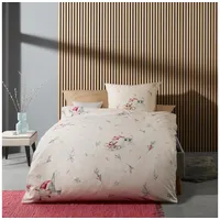 FLEURESSE Bettwäsche Feinbiber wollweiß Größe 1x 155x220 cm +