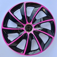 Radzierblende STIG EXTRA schwarz/pink 14 Zoll 4er Set