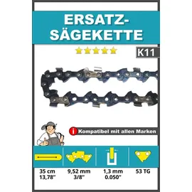 XerVex Akku Kettensäge Ersatzkette K11