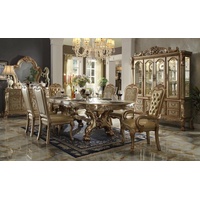 JVmoebel Esstisch, Klassischer Luxus Tisch Holz Tische Barock Rokoko Antik Stil goldfarben