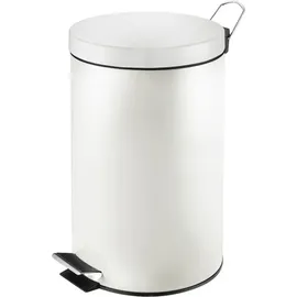 V-Part Tritt-Mülleimer 12 Liter - Weiß - Weiß