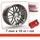 Hermann Schütz Zierstreifen Wheel-Stripes für Autofelgen rot 7mm x 10m