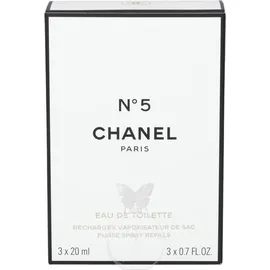 Chanel No. 5 Eau de Toilette Nachfüllung 3 x 20 ml