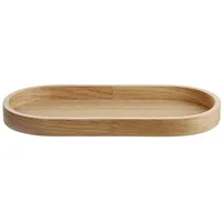 Asa Selection Tablett B 23 cm WOOD, 23 x 11 cm - Braun - Eichenholz - oval