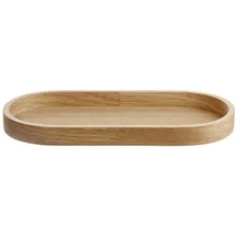 Asa Selection Tablett B 23 cm WOOD, 23 x 11 cm - Braun - Eichenholz - oval