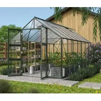 Vitavia Gewächshaus Orbit 11500, ESG/NSG, inkl. Fundament, Dunkelgrün
