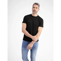 Klassisches Rundhals Herren T-Shirt - Black - XXXL