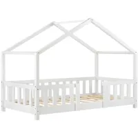 [en.casa] Kinderbett Treviolo 70x140 cm Weiß