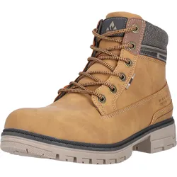 Stiefel WHISTLER "Nalaram", Gr. 45, braun (karamell), Leder, casual, Schuhe, im stylischen Retro-Look
