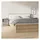 vidaXL Nachtschrank 2 Stk. 40 x 35 x 50 cm Betongrau