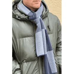 Schal - blaues langes Netz - Mann - TeeShoppen