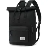 TANTOMI Laptop Rucksack, Rucksack Laptop Tasche 15,6 Zoll, Rucksack Damen und Herren weit öffenbar, Rolltop Rucksack wasserdicht, Backpack Daypack für Schule, Fahrradfahren, Freizeit und Reise