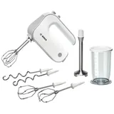 Bosch MFQ4075DE Styline Handmixer 550 W 5 Stufen  Silber, Weiß