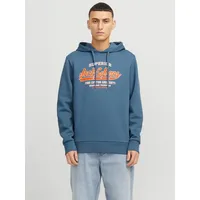 JACK & JONES Logo 2 Col Kapuzenpullover Oceanview XL