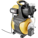Wiltec Hauswasserwerk mit 19-l-membrankessel, 3500 l/h Hauswasserautomat mit Druckschalter und Vorfilter, Gartenpumpe mit 44 m Förderhöhe, Wasserpumpe mit 8 m Ansaugtiefe
