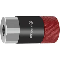 Riegler Dreh-Sicherheitskupplung NW 11, ISO 6150 C, Stahl, G 3/8 IG