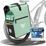 MIVELO 2in1 Fahrradtasche Gepäckträgertasche mint
