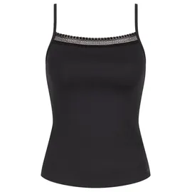 SLOGGI Damen Sloggi GO Ribbed Spaghetti Top, Black, XS - XS