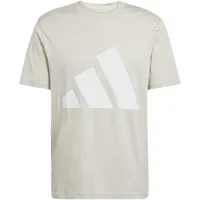 adidas Essentials Big Logo Kurzarm-T-Shirt Wonder Alumina / White S
