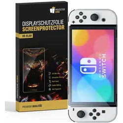1x Displayschutz für Nintendo Switch Oled HD klar Displayschutzfolie Schutzfolie Folie Screen-Protector