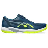 Asics Herren Solution Swift Ff 2 Clay Sneaker, Mako Blue Safety Yellow, 44