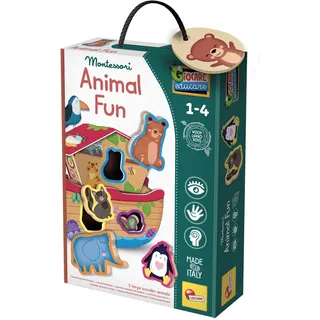 Lisciani Liscianigiochi Montessori Wood Animal Fun
