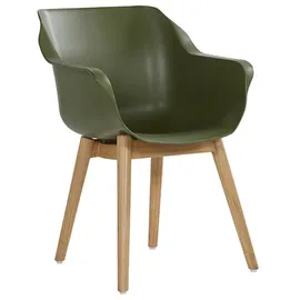 Hartman Gartenstuhl Sophie Teak Gartensessel 62 x 53 x 84 cm grün 1 Stück