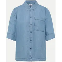 Cecil Denim Look Bluse Blau XXL